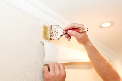 Pose de papier peint à Louâtre — revêtements muraux et toiles de verre